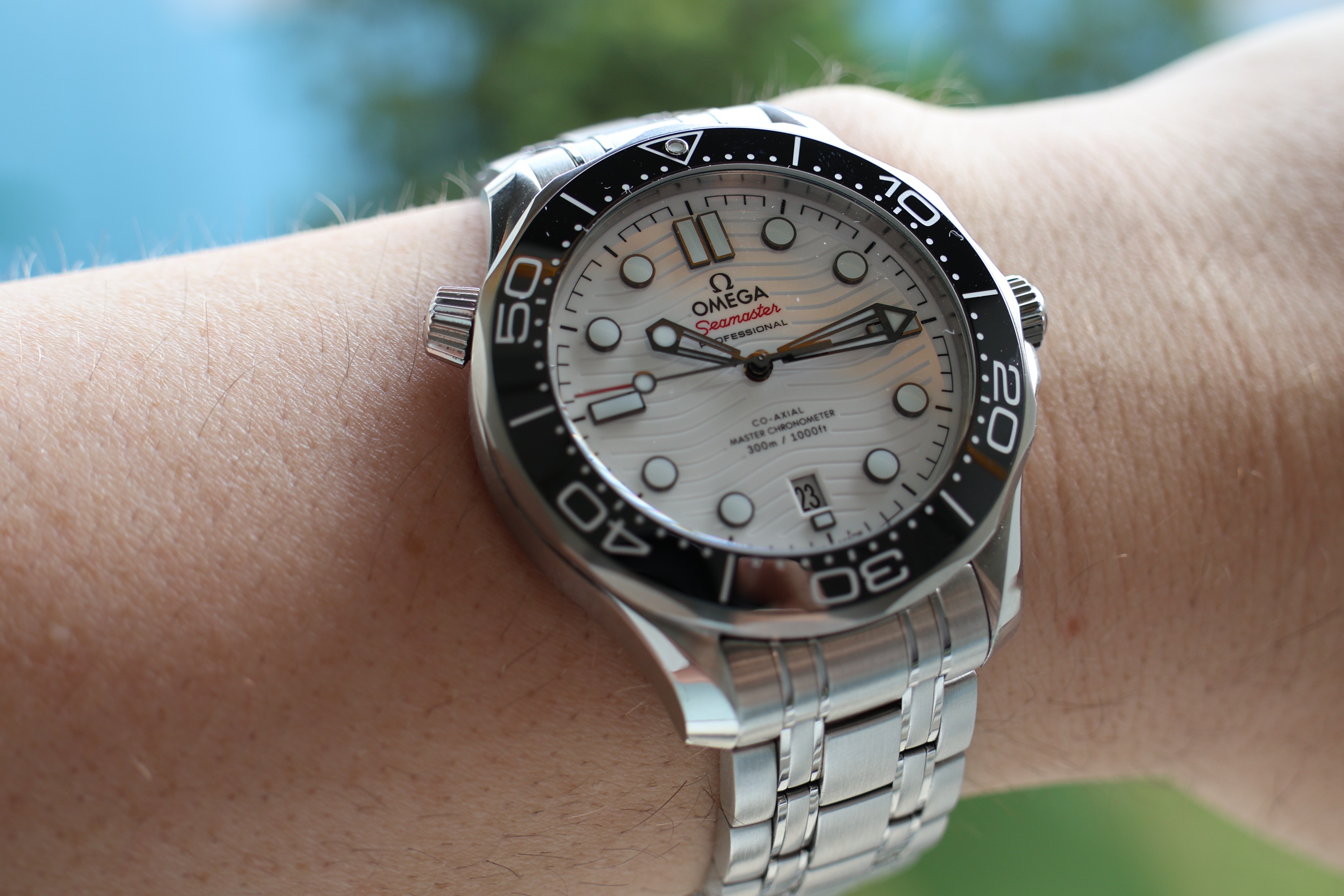 White dial new arrivals omega seamaster