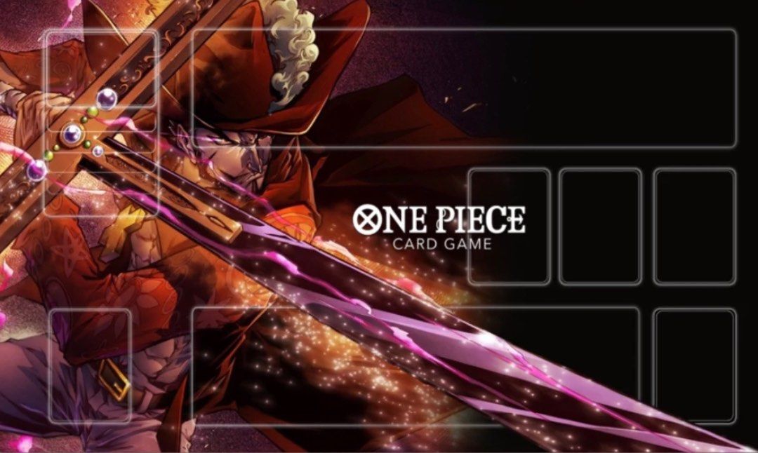 One Piece TCG Mihawk Playmat, Hobbies & Toys, Toys & Games on Carousell