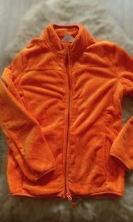 Orange Fur jacket / jaket bulu orange / kostum naruto