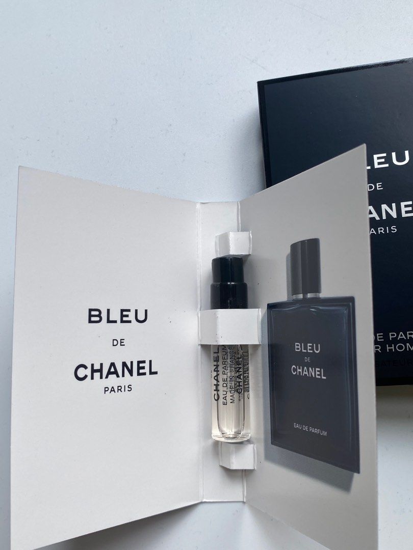 💯ORIGINAL] Bleu De Chanel Eau De Parfum Pour Homme Vaporisateur Spray  1.5ml Vial, Beauty & Personal Care, Fragrance & Deodorants on Carousell