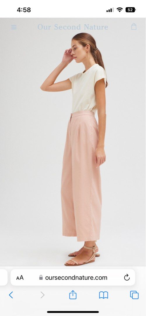 Viscose Full-Length Pants - Our Second Nature
