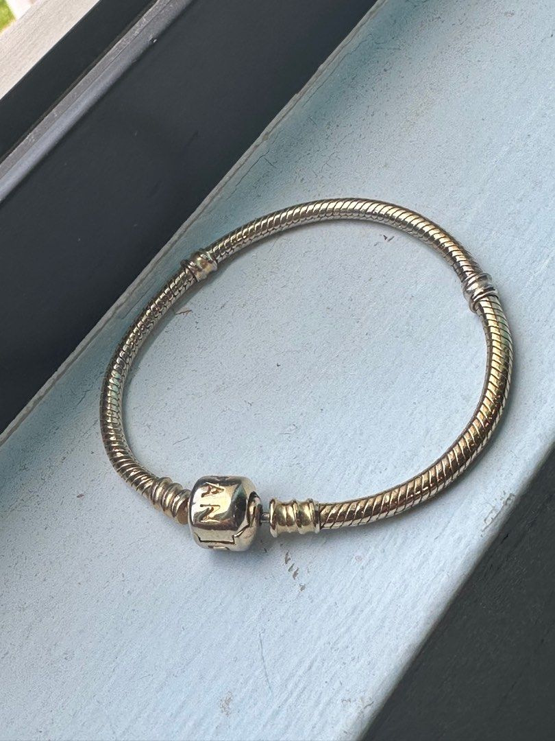 Pandora bracelet deals gold plated