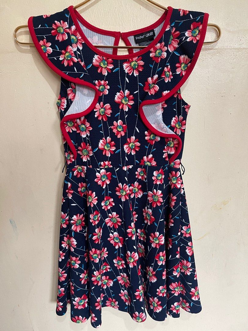 Paper Doll Floral Dress for Kids on Carousell