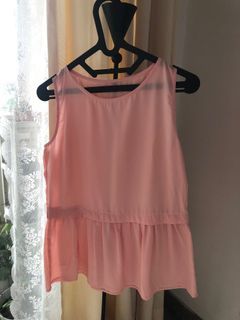 Peach blouse
