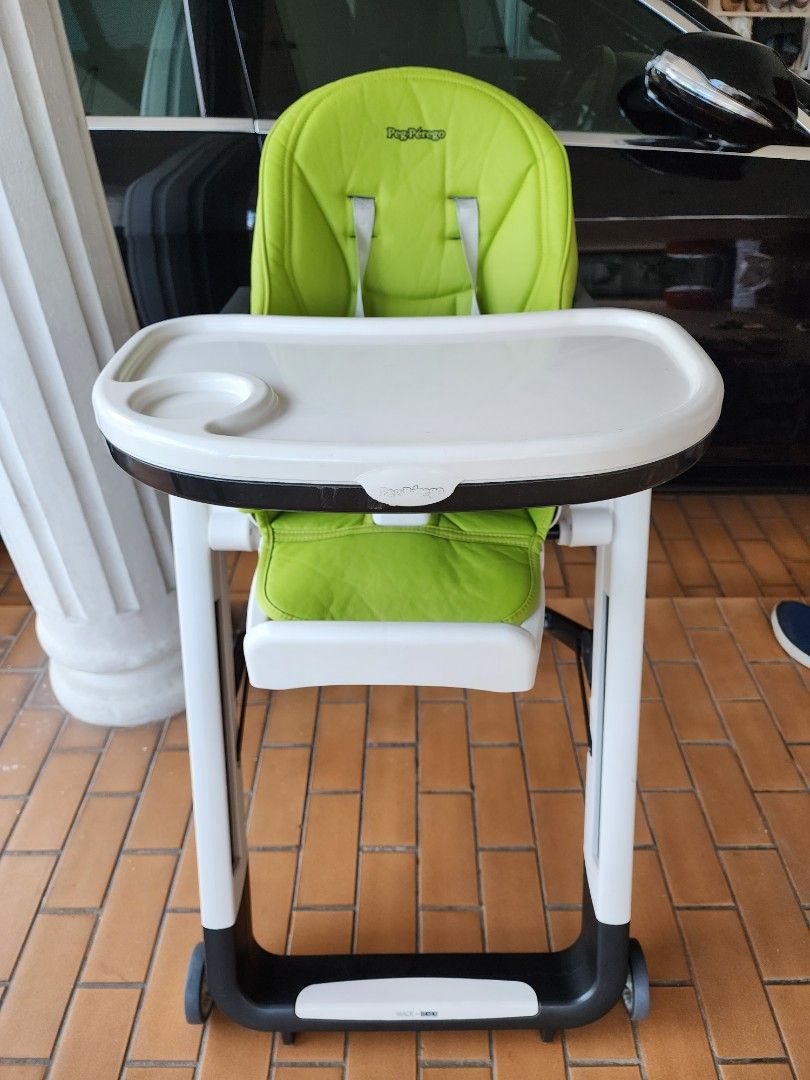Peg perego high chair green cheap
