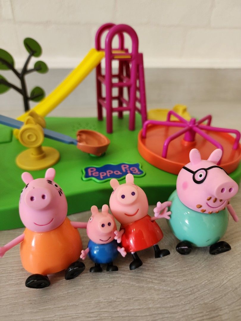 Peppa pig playground toy on sale set