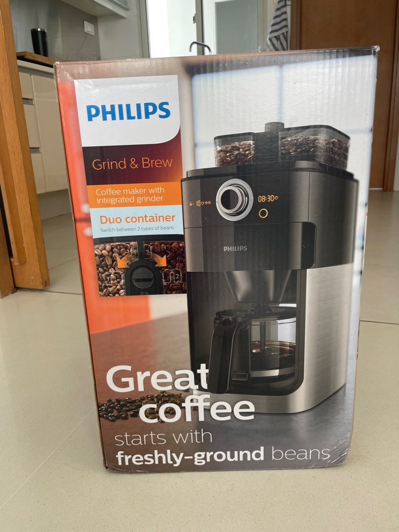 Philips Coffee Machine (Grind and Brew), TV & Home Appliances, Kitchen