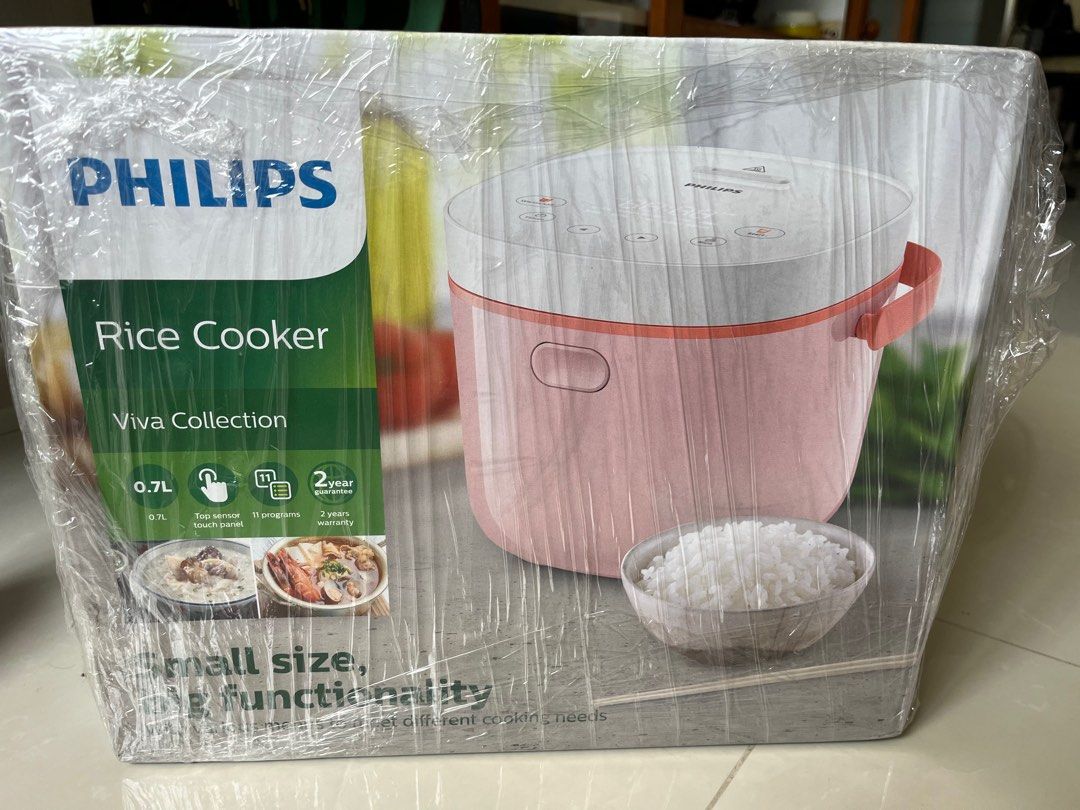 Philips Rice Cooker Viva Collection 0.7L, TV & Home Appliances, Kitchen