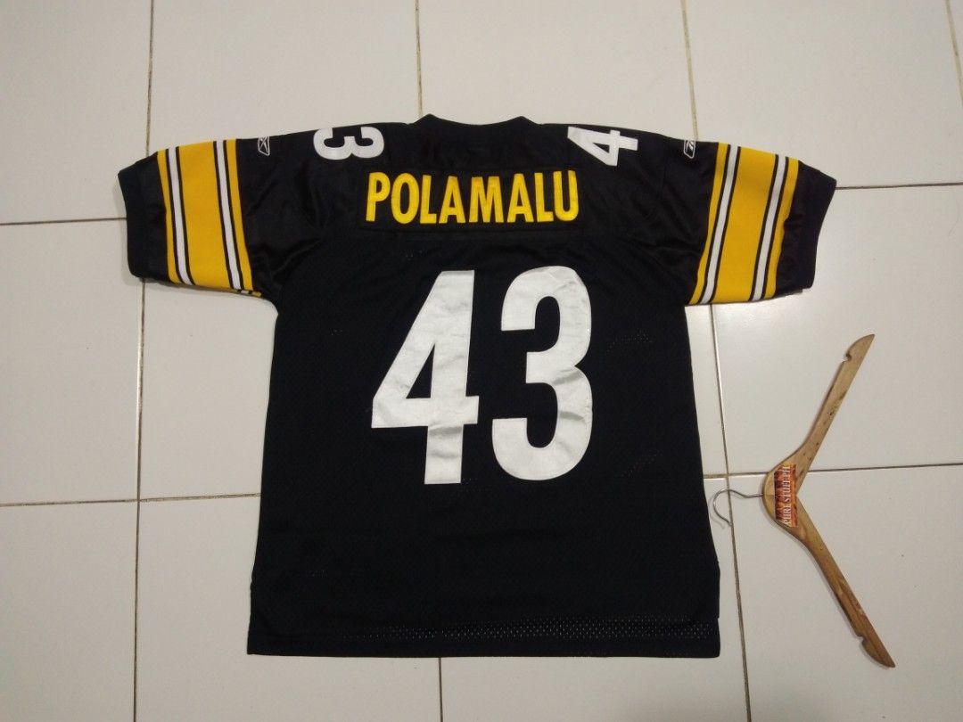 Used Nike On Field Troy Polamalu Steelers Youth Jersey