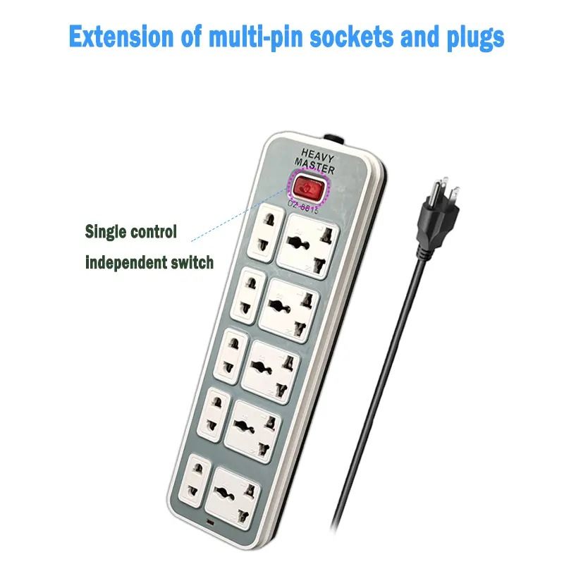Power Strips electric switch board extension power outlet, TV & Home ...