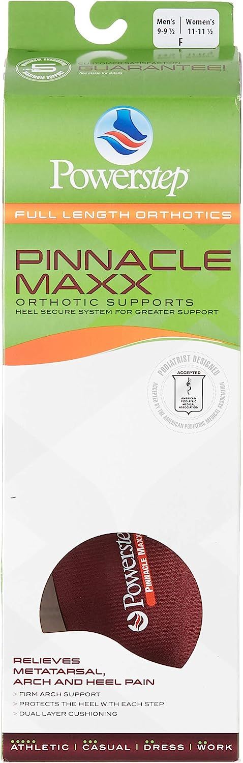 Pinnacle maxx full length orthotic shoe insoles store