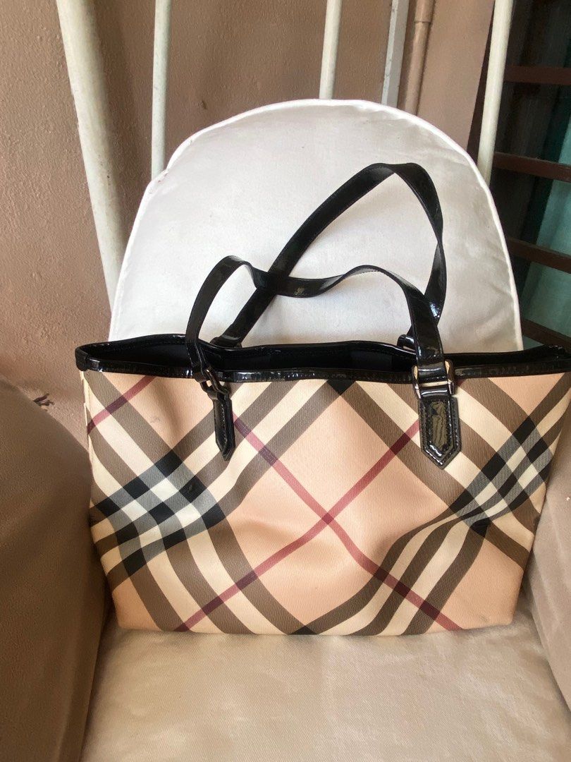 Preloved Burberry Tote Bag Women s Fashion Bags Wallets Tote