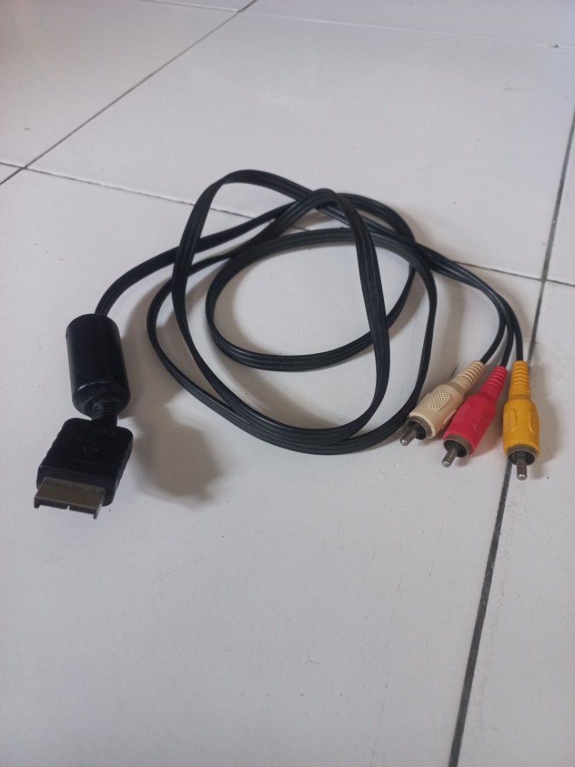 Ps1 Ps2 Ps3 AV Component Cable, Video Gaming, Gaming Accessories
