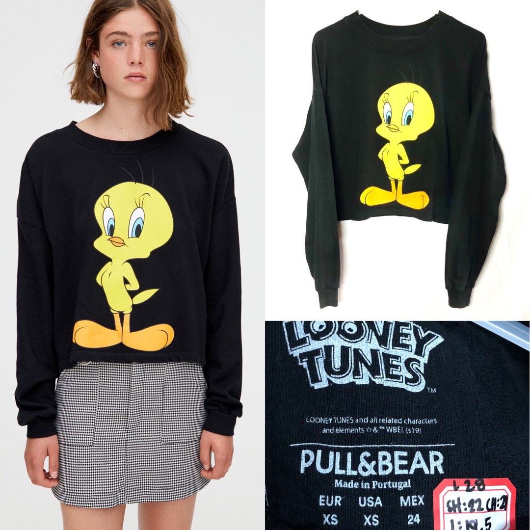 Pull and bear best sale looney tunes sweatshirt