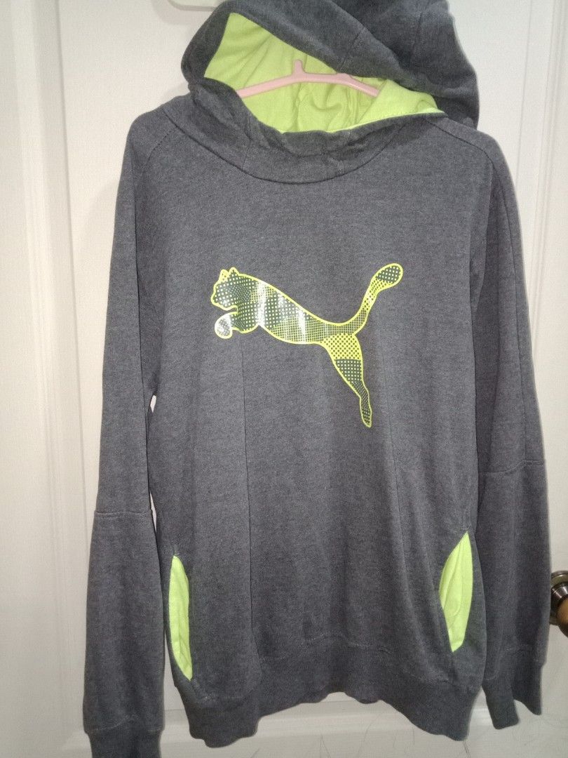 Puma neon sales hoodie
