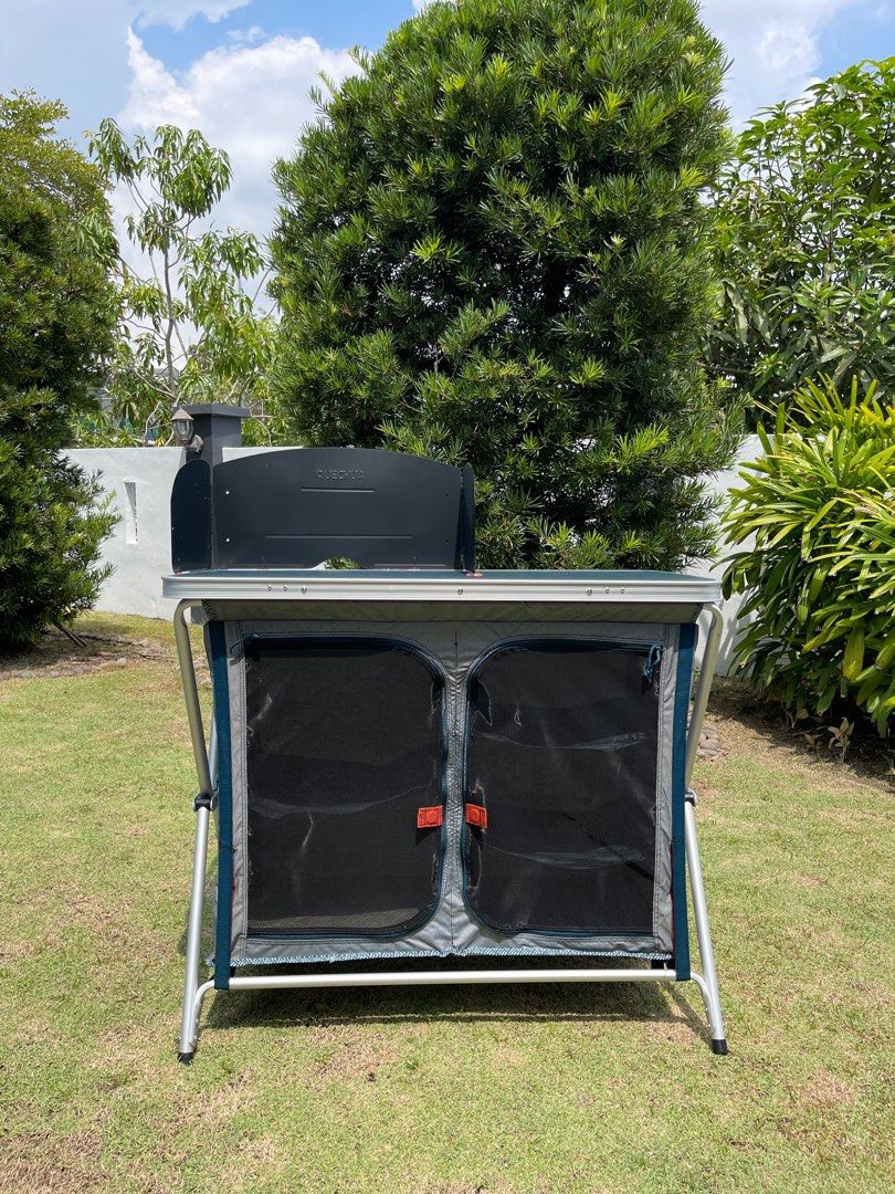 QUECHUA [Set] 6 person camping shelter arpenaz base M & Folding