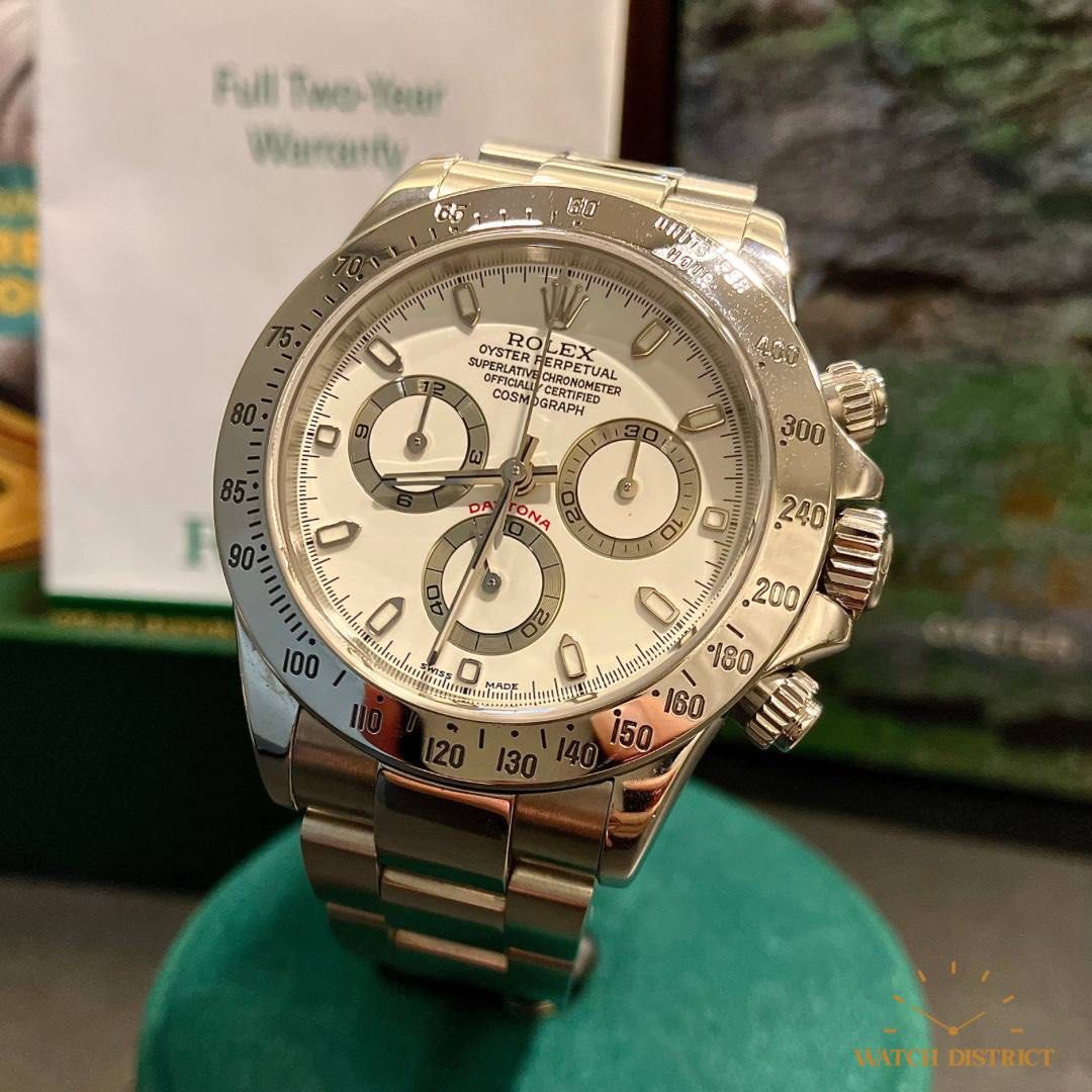 RARE Panna Rolex Daytona 116520 FULL SET Creamy Dial