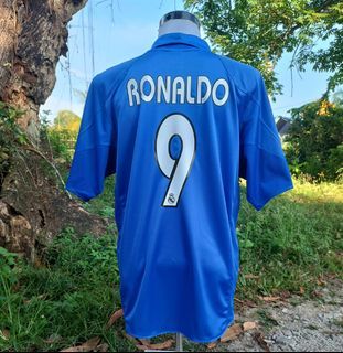 Real Madrid home soccer jersey 2003-2004 Ronaldo #9