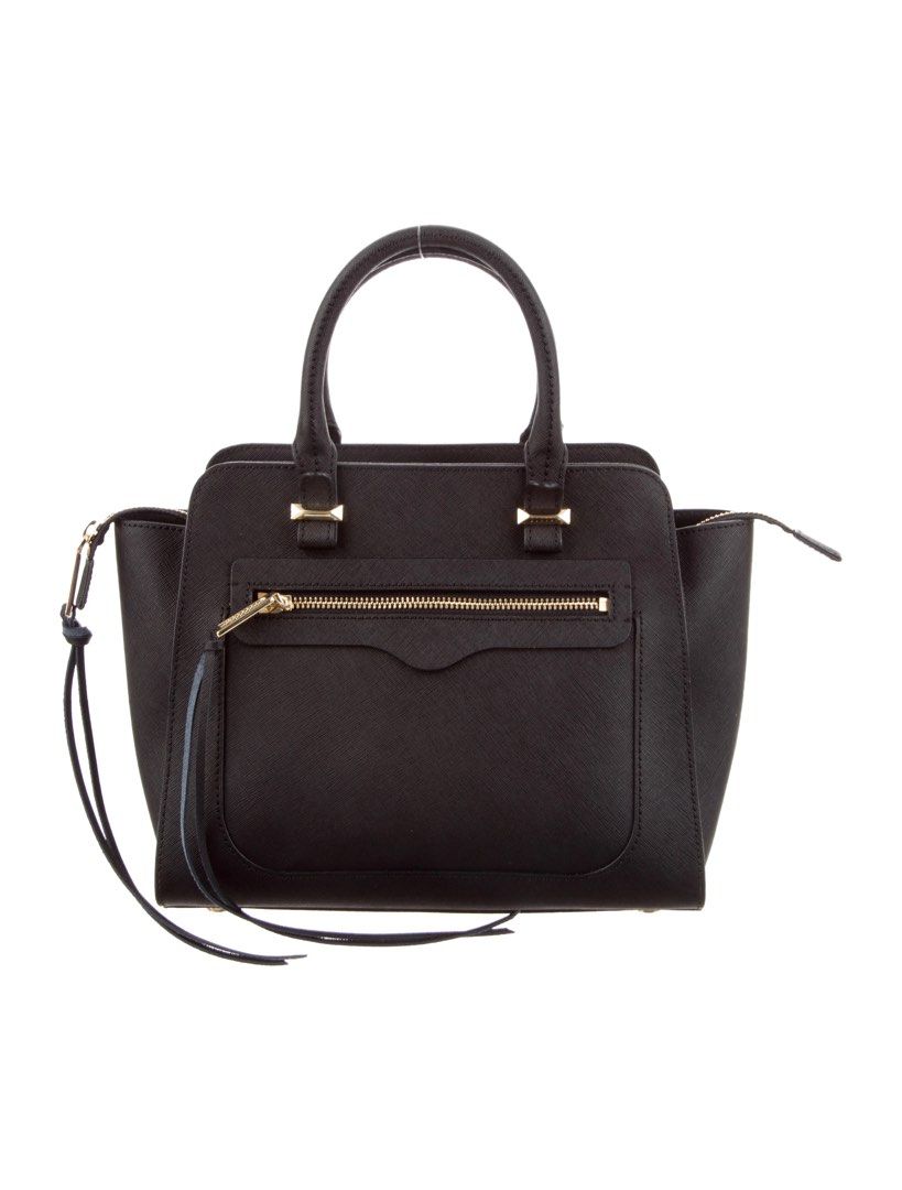 Rebecca Minkoff Mini Avery Tote Shoulder Crossbody Bag Black