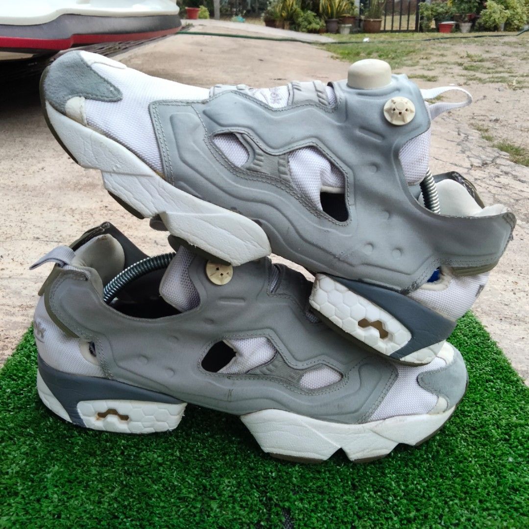 Reebok insta pump cheap fury mens silver