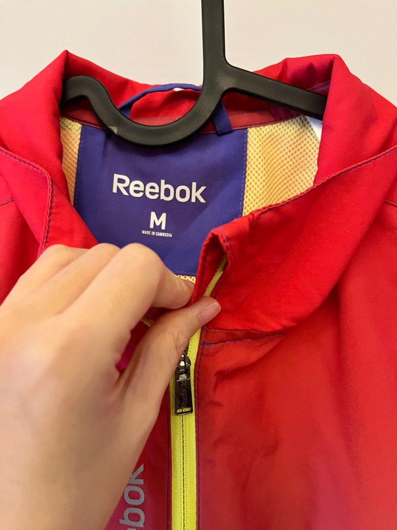 Reebok on sale jacket red