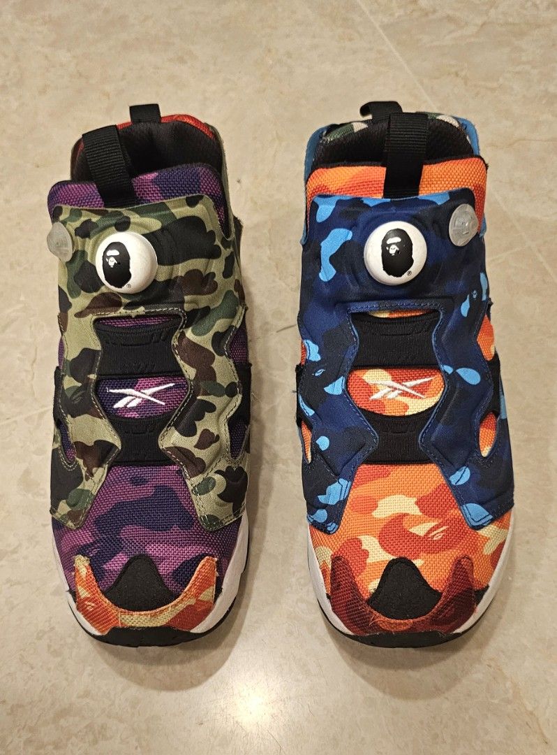 Reebok on sale bape instapump