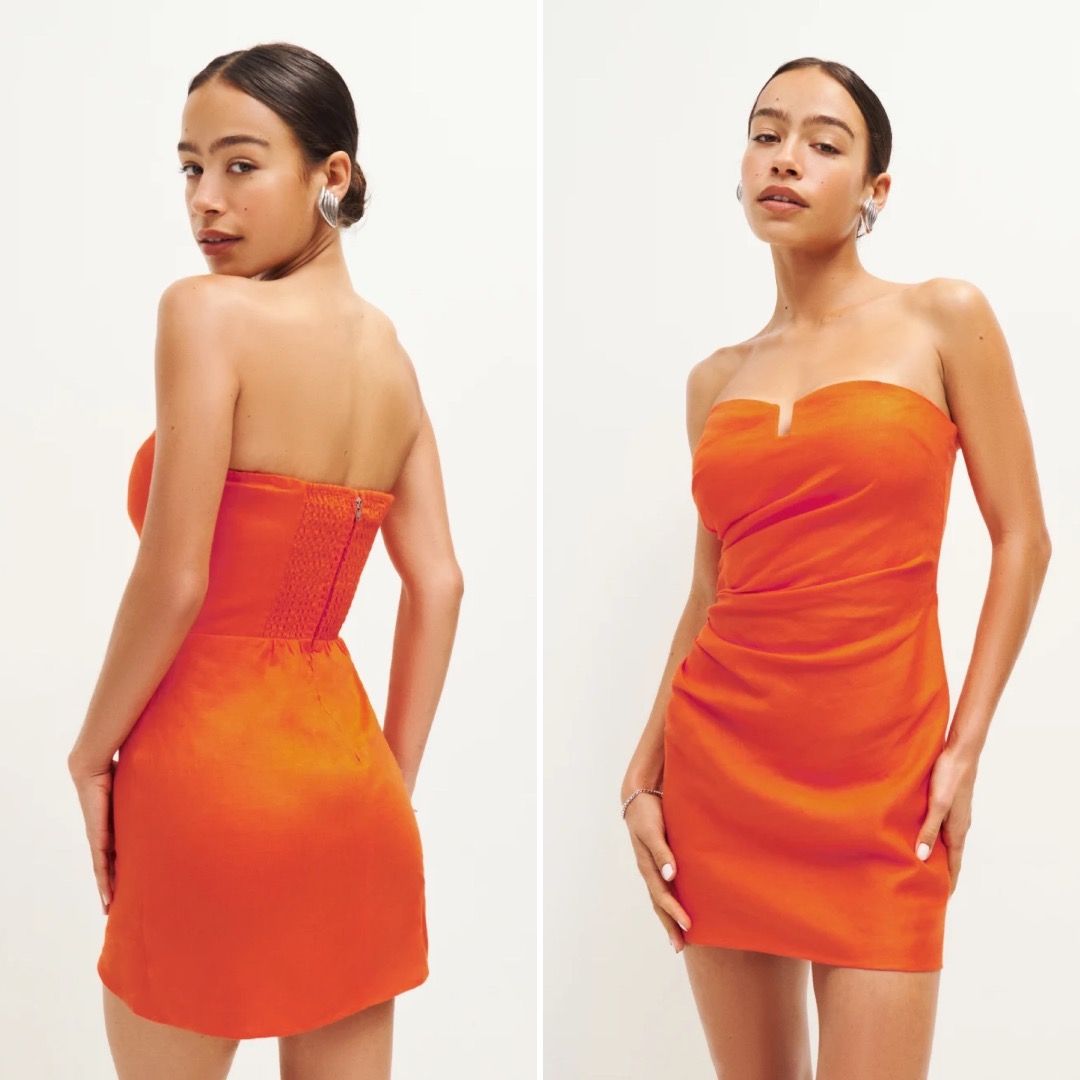 Reformation Abeni Linen Dress - in 3 colours!, , & , - Carousell
