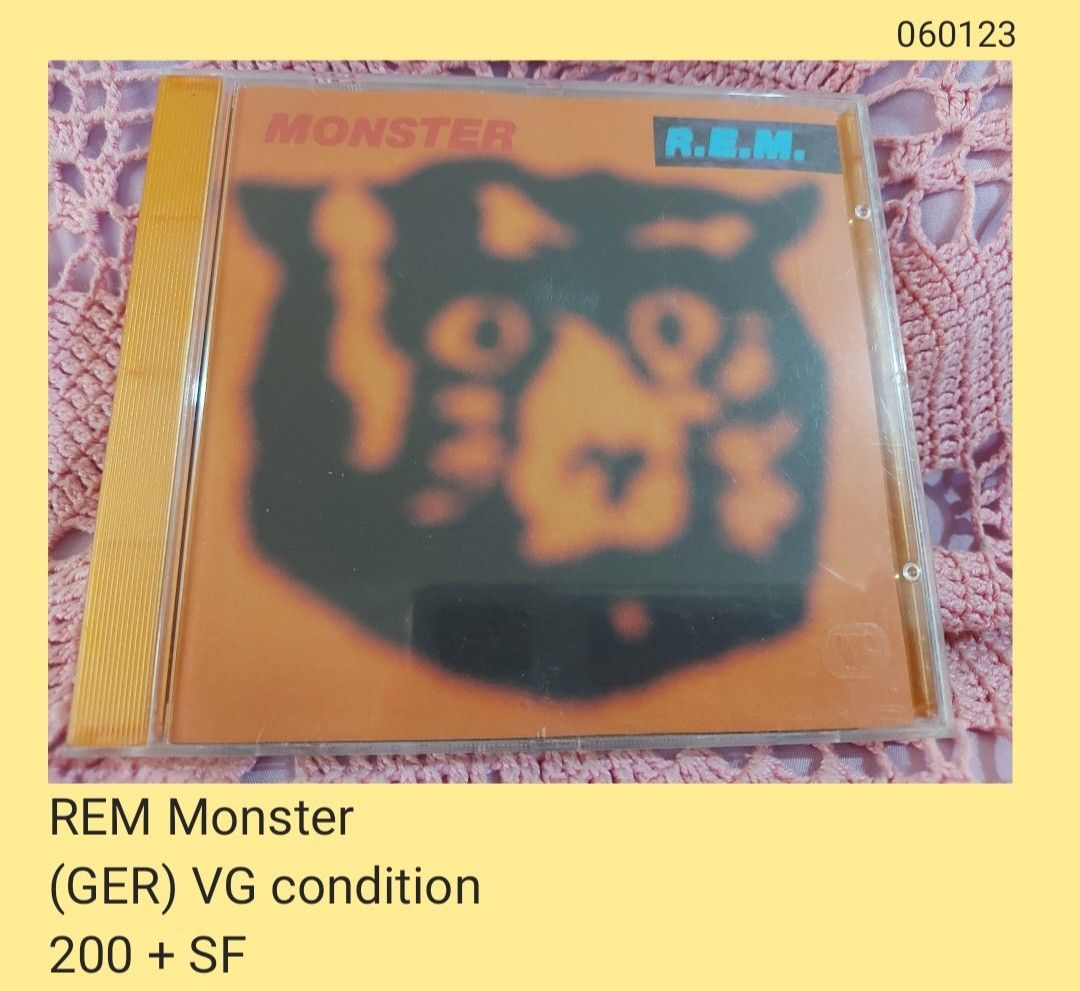 REM Monster CD (unsealed), Hobbies & Toys, Music & Media, CDs & DVDs on