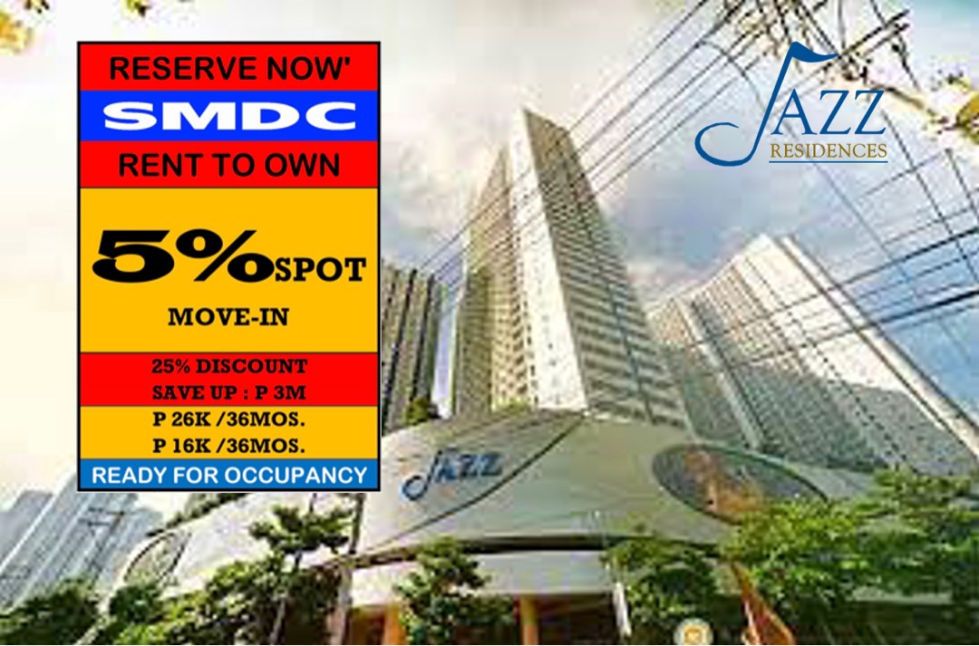 RENT TO OWN Condo in MAKATI CITY at Jazz Residences near in Belle Air