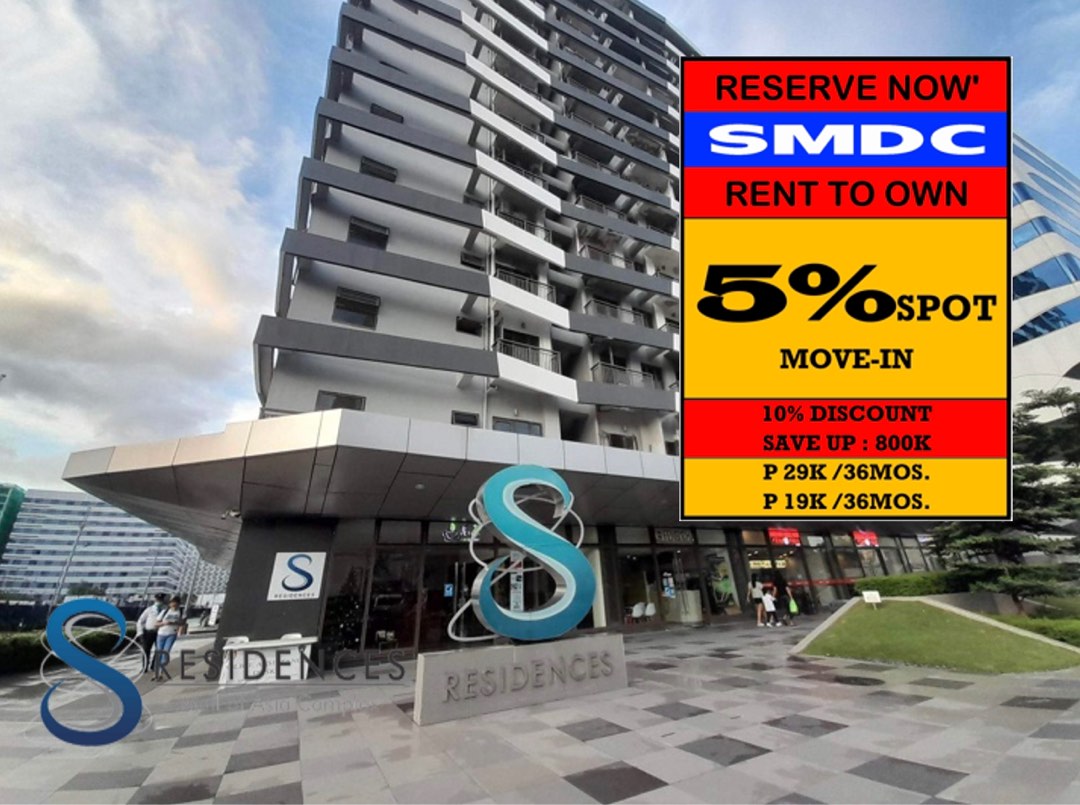RENT TO OWN Condo in Pasay City; Mall of Asia at S Residences near in