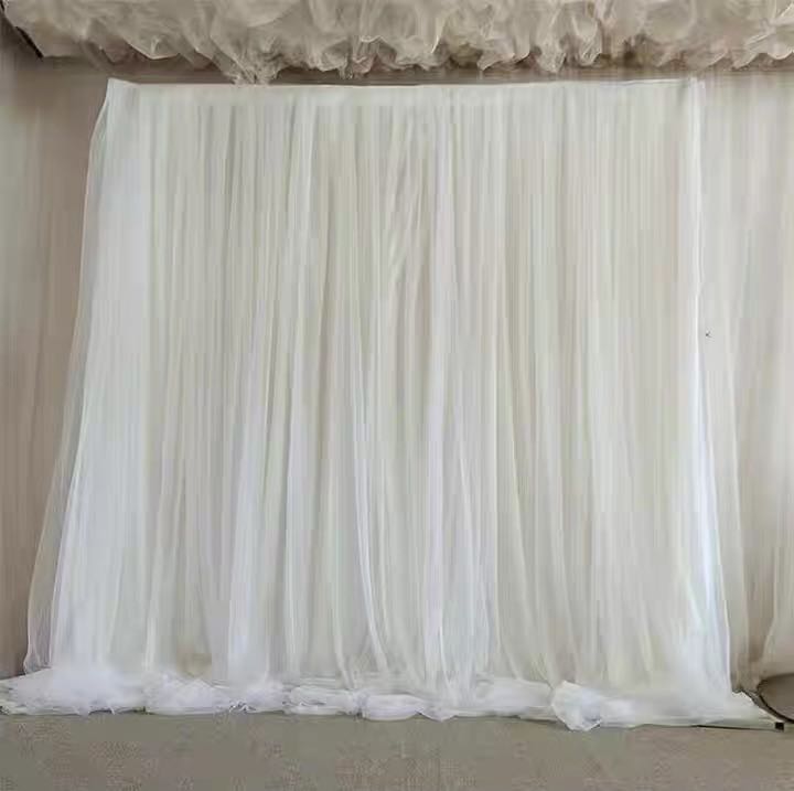 [Rental] Curtain Backdrop 3m x 3m for Birthday / Baby Shower / Proposal
