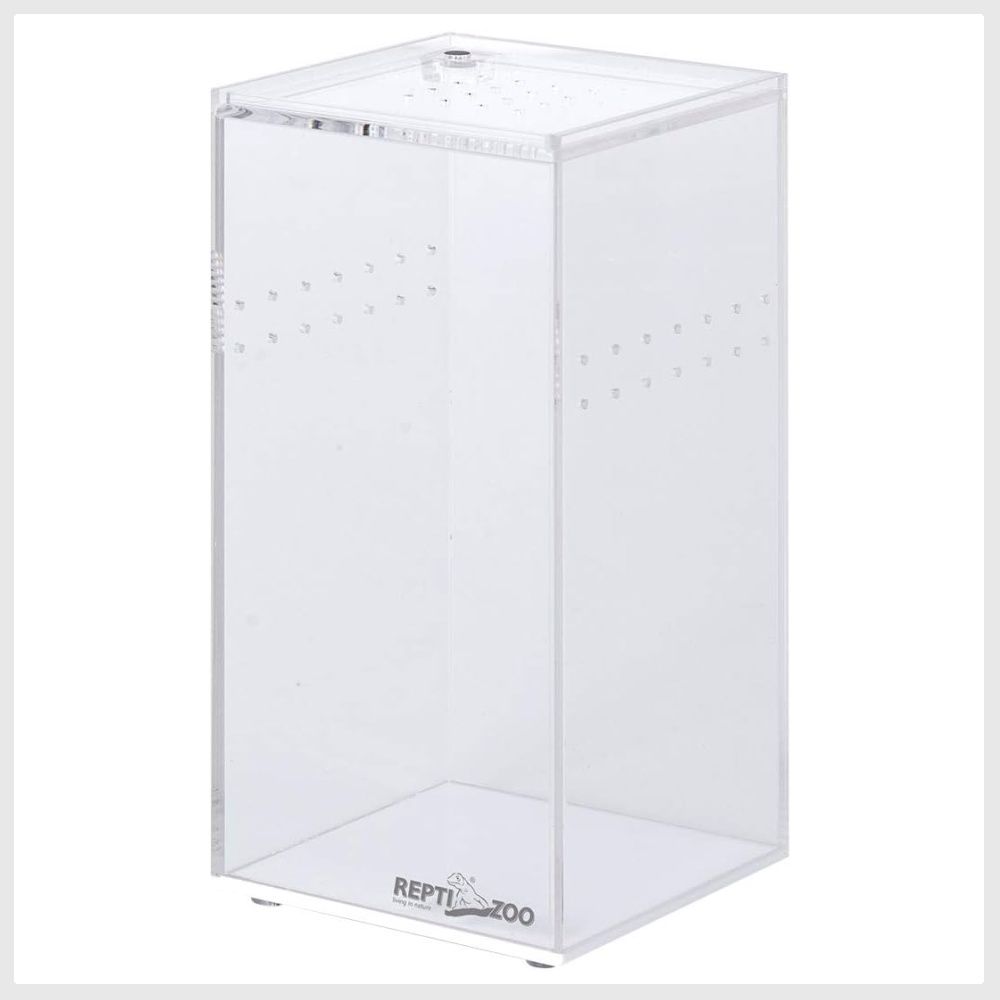 REPTI ZOO Acrylic Reptile Breeding Box, 3"x3"x6" Transparent
