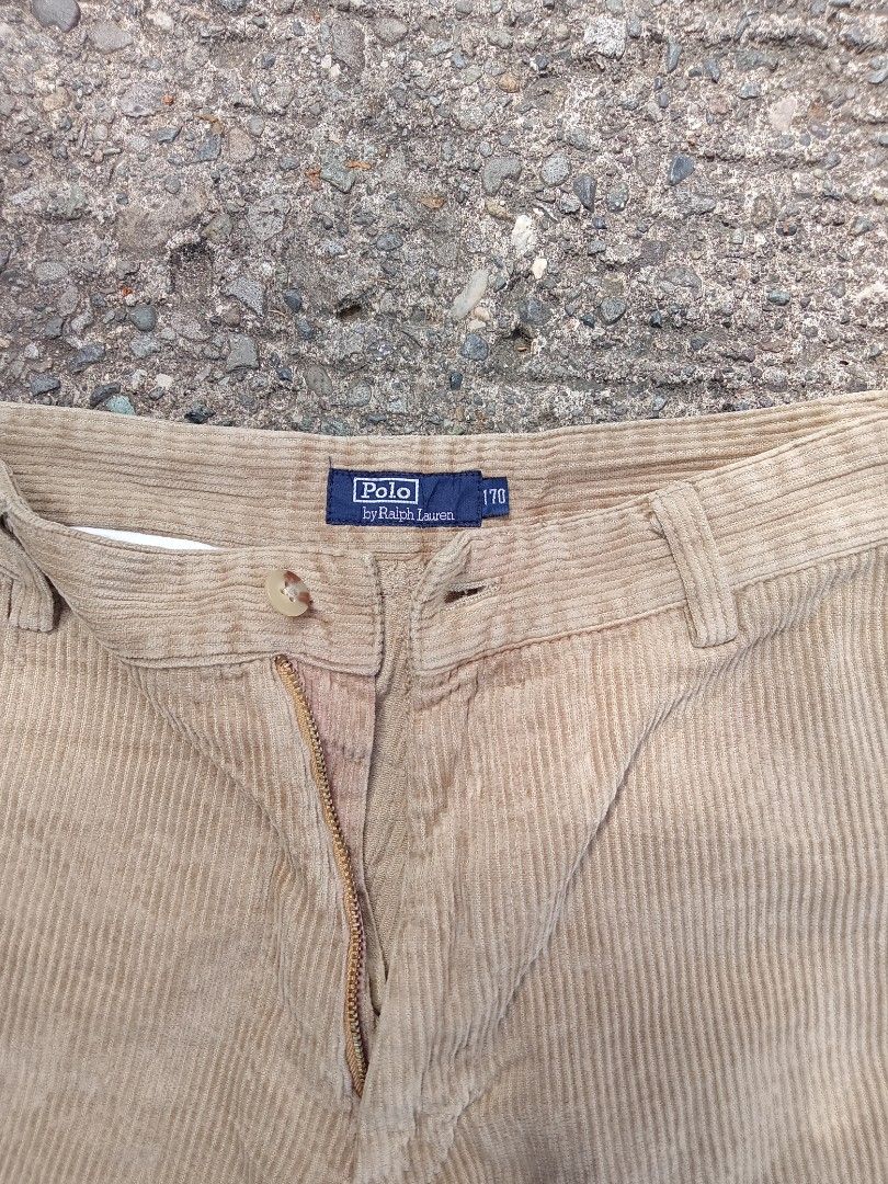 RL corduroy pants, Men's Fashion, Bottoms, Chinos on Carousell