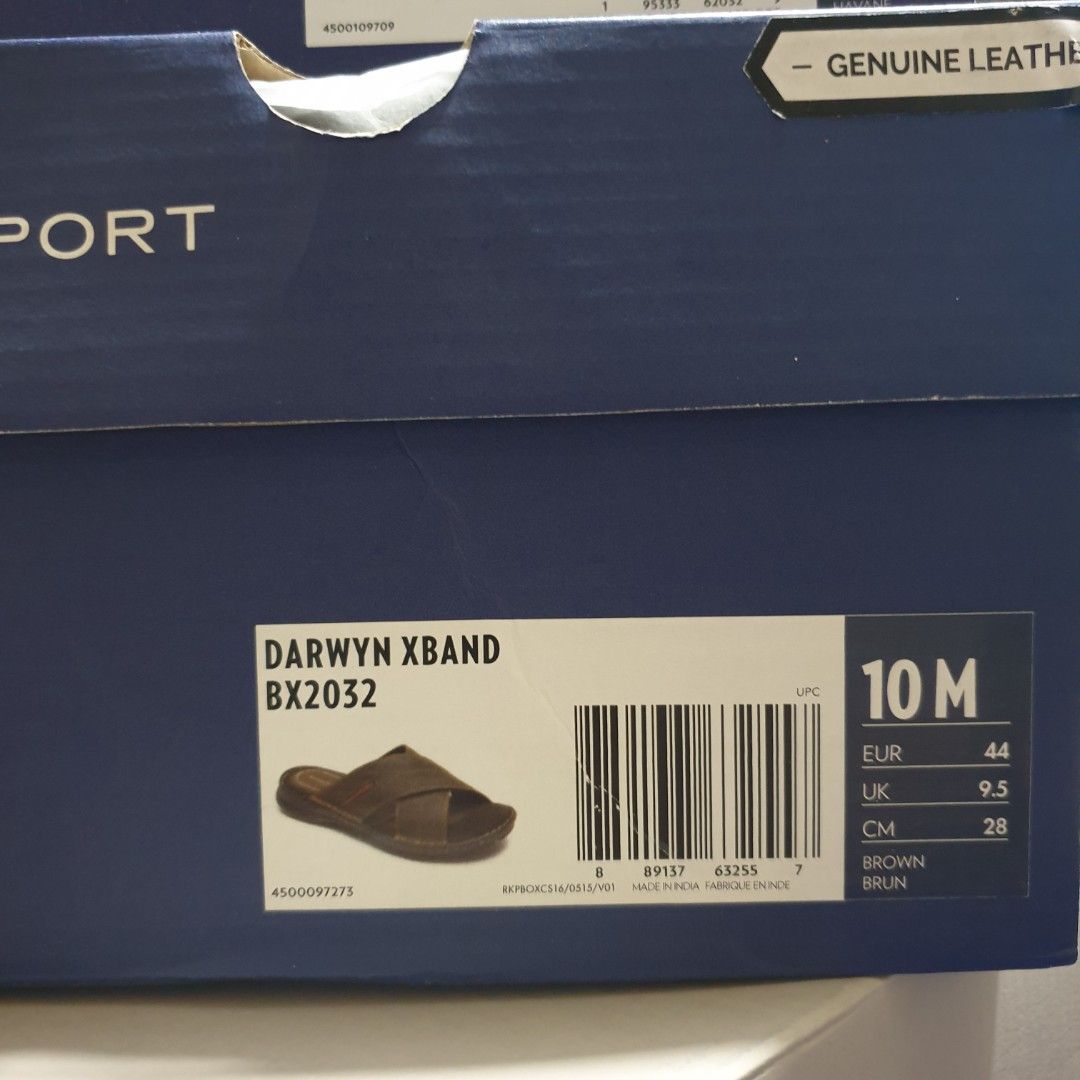 rockport men's darwyn xband slide sandal