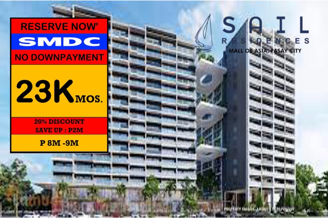 Sail Residences Condo For Sale in Mall of Asia ,Pasay City near in NAIA