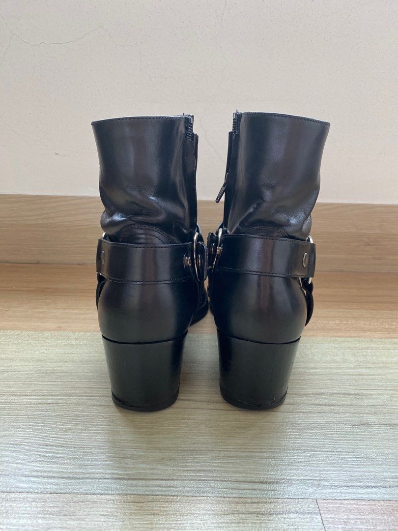 Saint Laurent Paris Wyatt Harness Boots