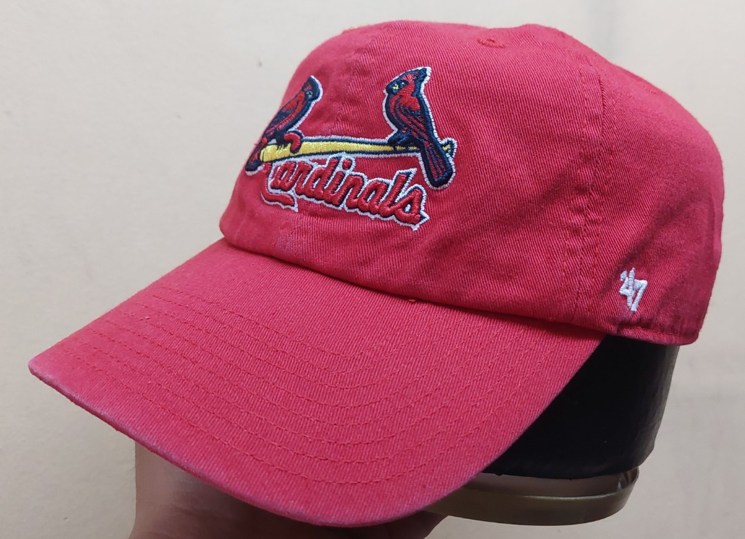 47 MLB Vintage Navy Clean Up Adjustable Hat, Adult (St Louis Cardinals  Vintage Navy), One Size