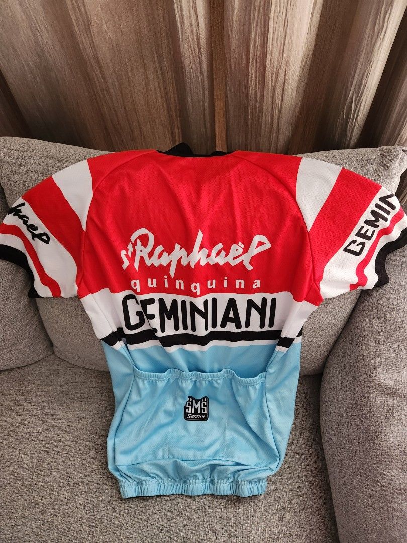 Santini x Prendas Retro Cycling Jersey Size M St Raphael