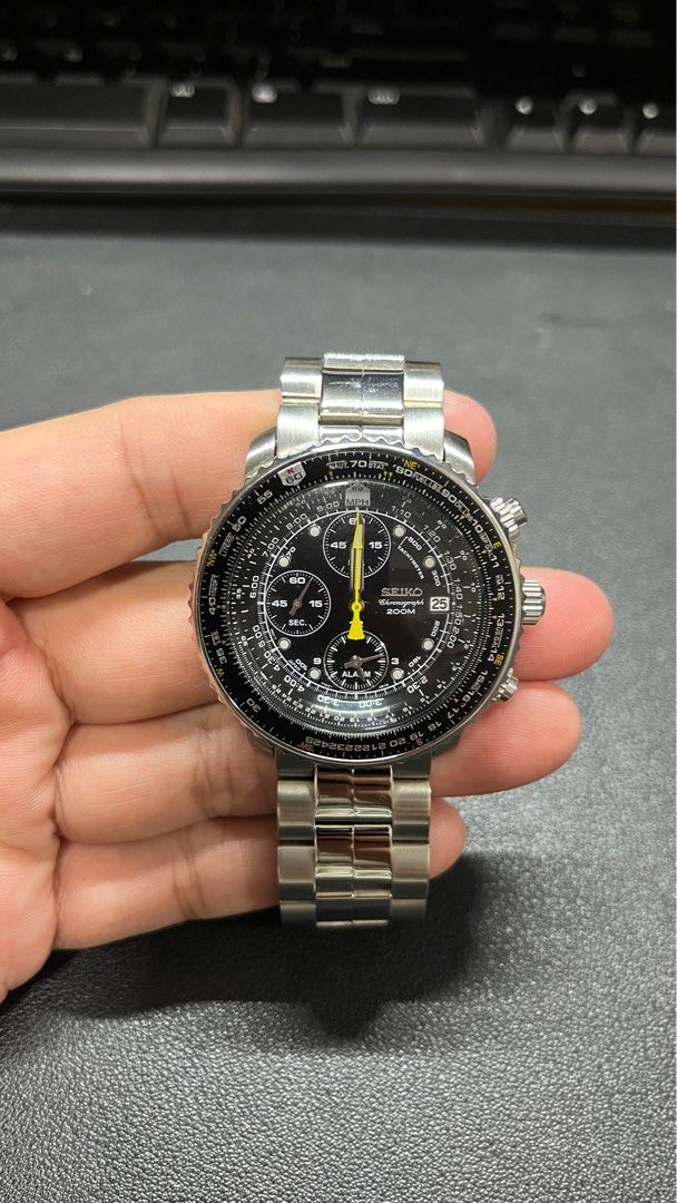 Seiko Flightmaster SNA411 SNA411P1 Men s Fashion Watches