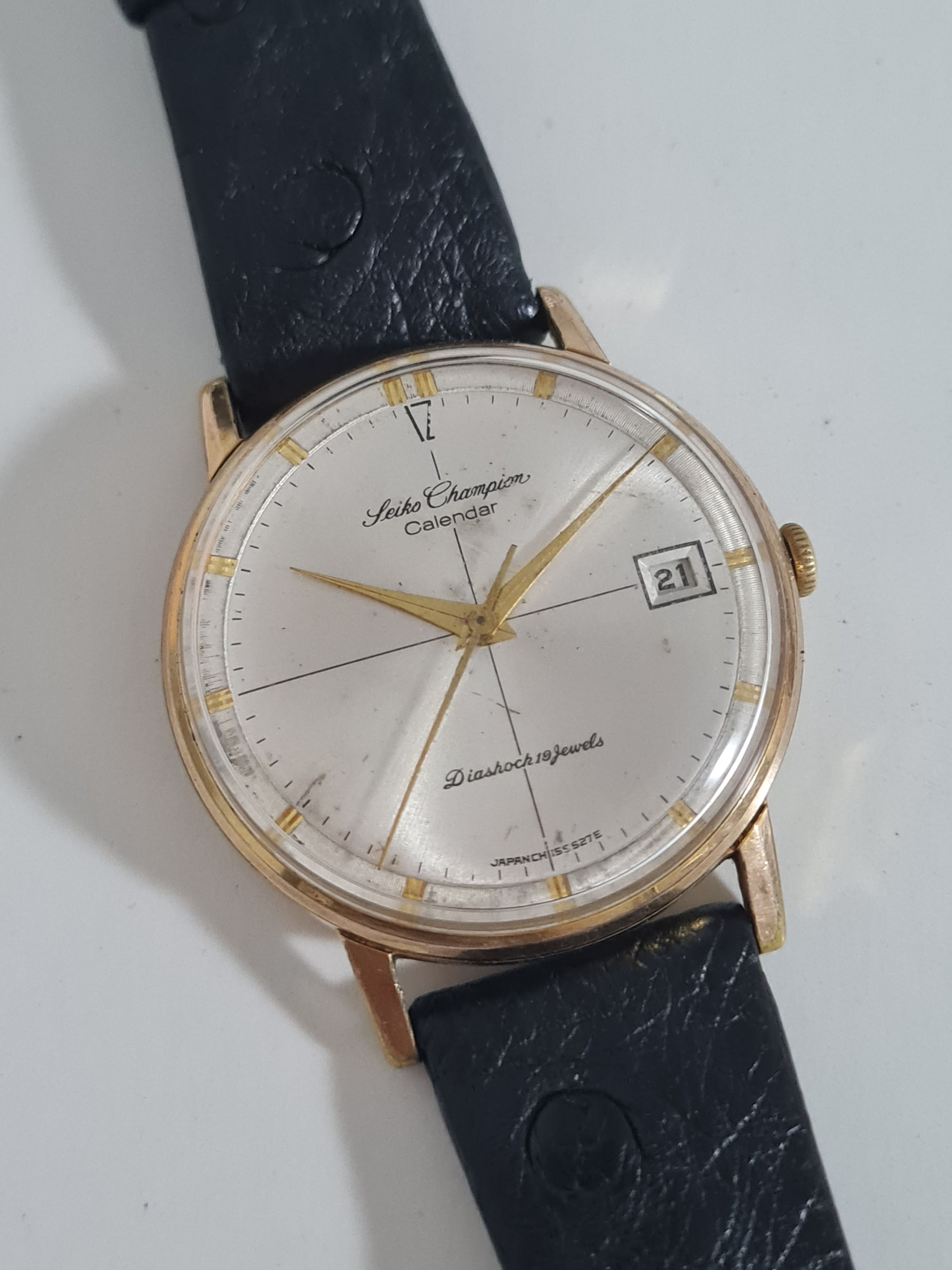 Seiko champion diashock 19 jewels discount
