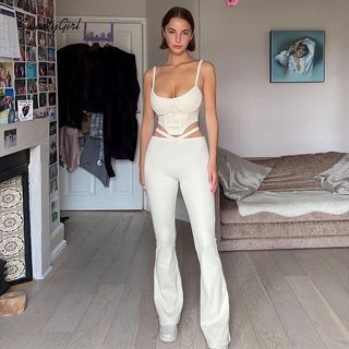 Sexy pants and top set