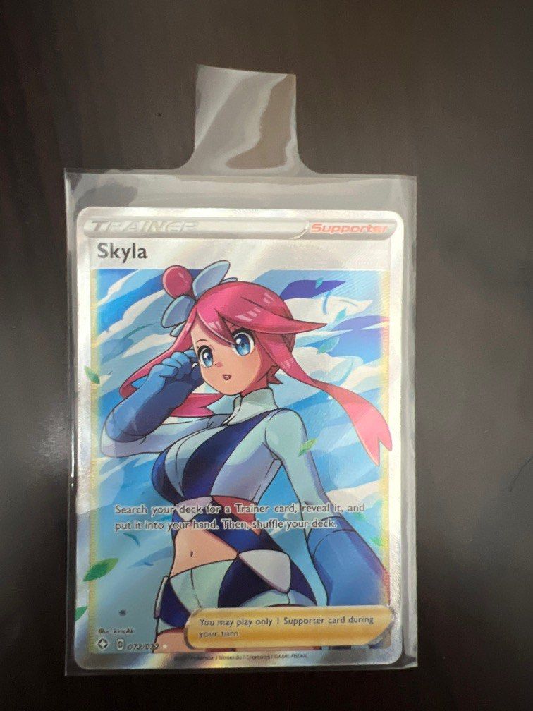 Skyla Full Art 072/072, Hobbies & Toys, Toys & Games on Carousell
