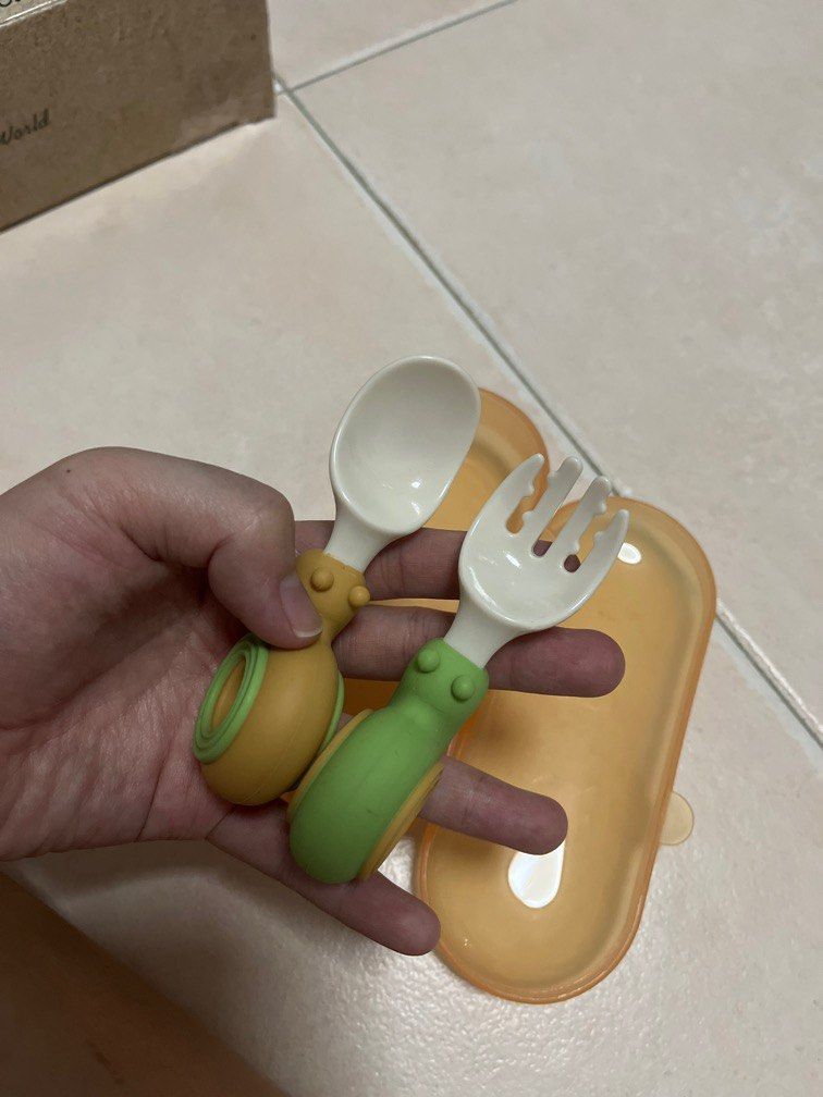 Spoon and fork set, Babies & Kids, Nursing & Feeding, Weaning & Toddler