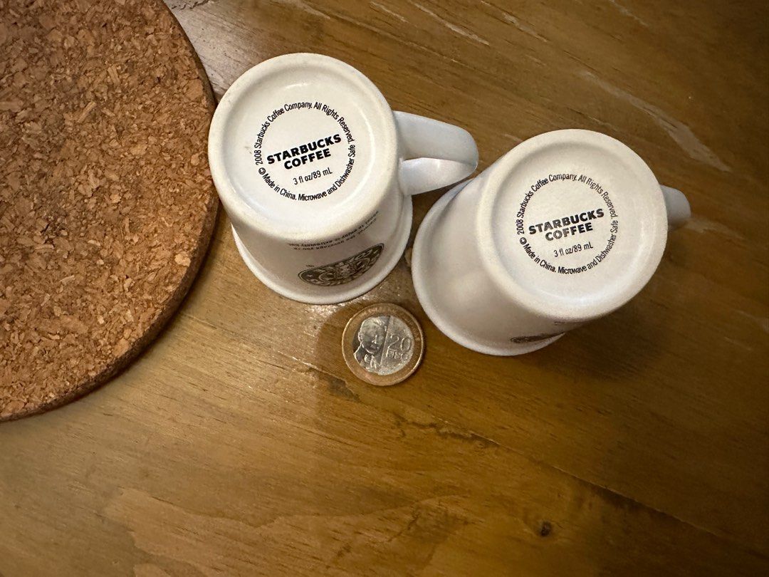 STARBUCKS Espresso Cups, Furniture & Home Living, Kitchenware