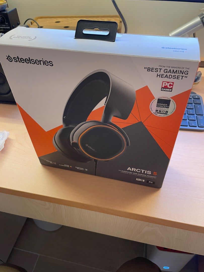 Steelseries Arctis 5, 音響器材, 頭戴式/罩耳式耳機- Carousell