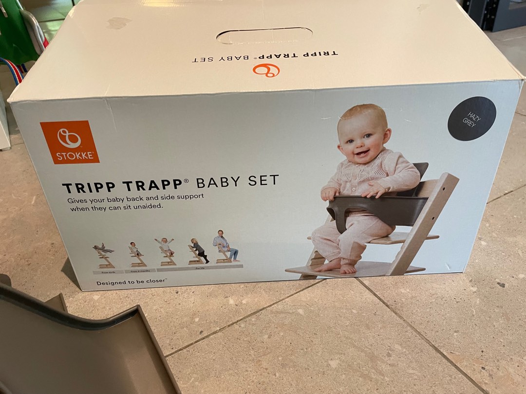 Stokke babyset hazy grey deals