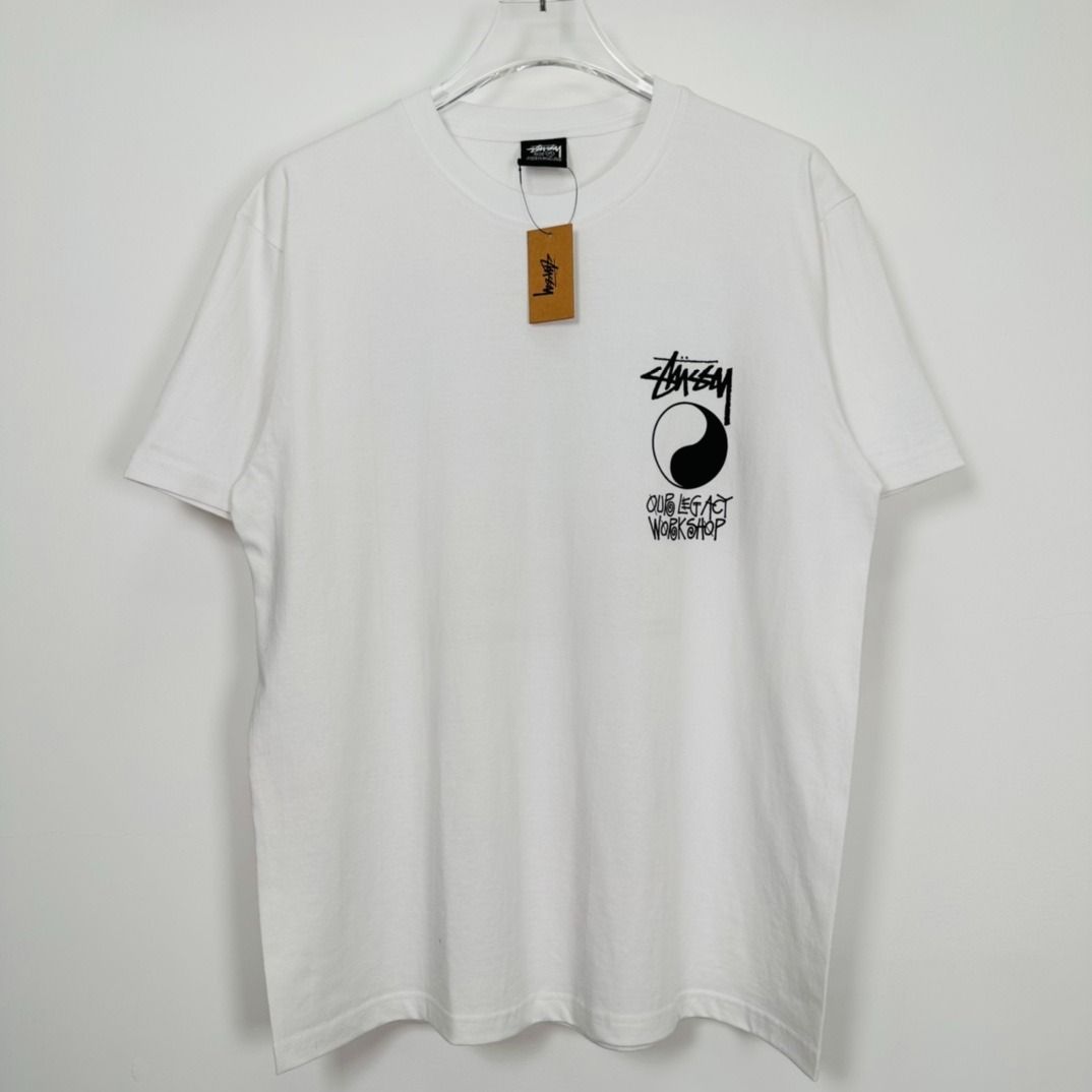 STUSSY X OUR LEGACY SS23 DOT PIGMENT DYED TEE S-XL, 男裝, 上身及