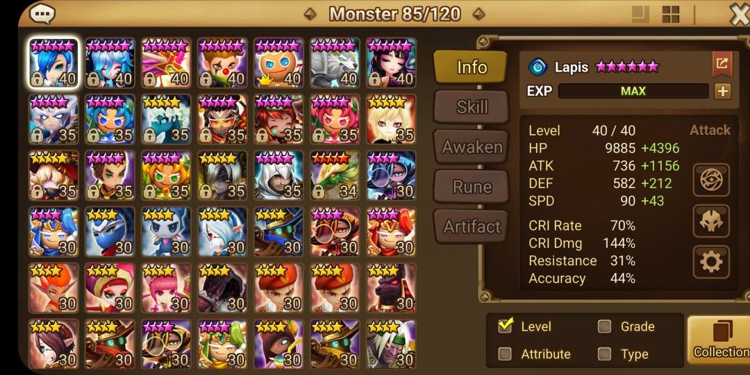 Summoners war account 5, Video Gaming, Gaming Accessories, Game Gift Cards & Accounts on Carousell