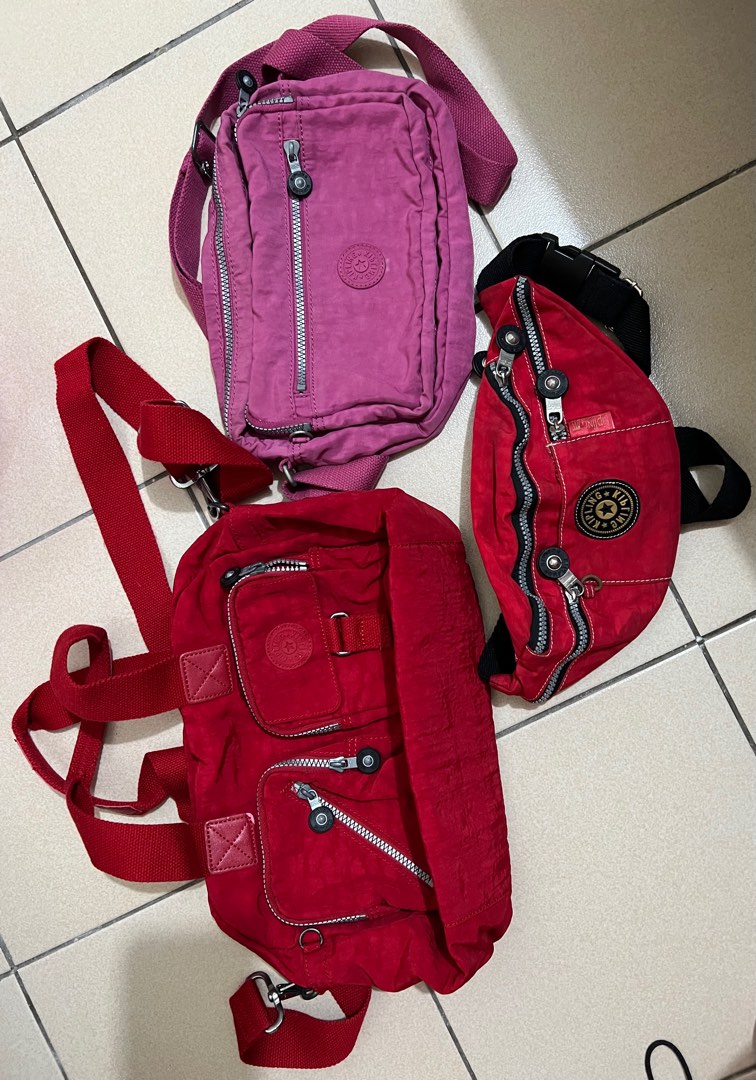 Super sale !3 kipling bag bundle on Carousell