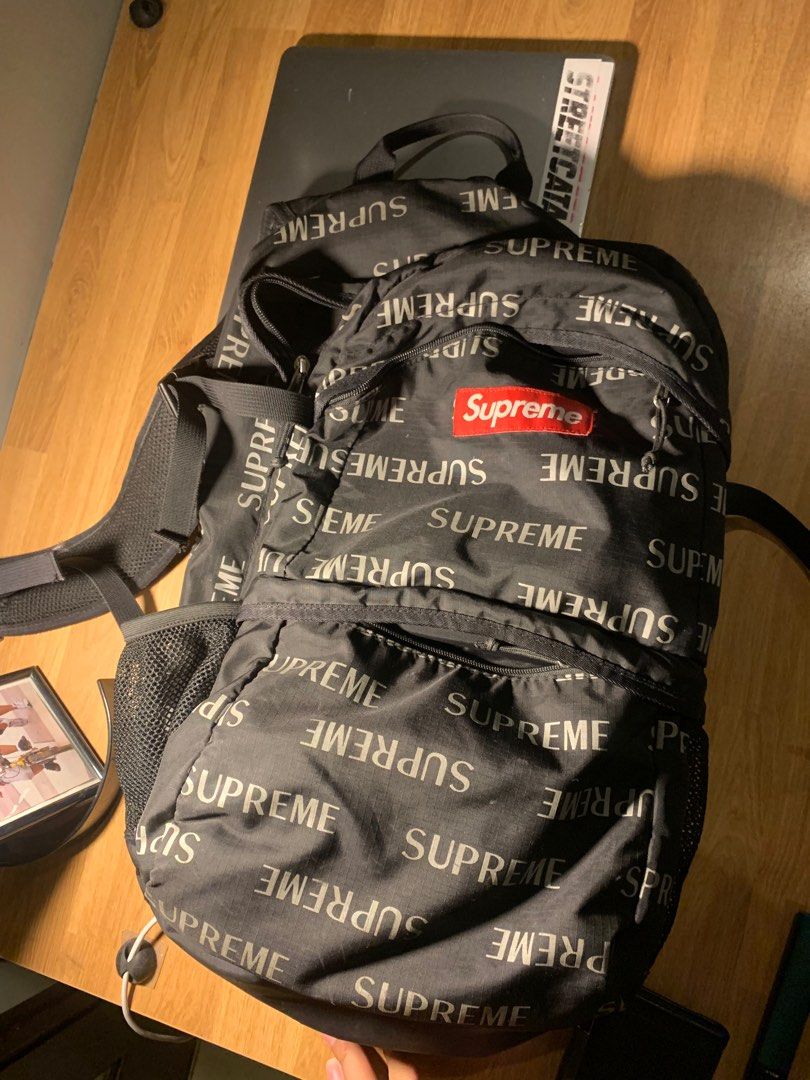 SUPREME 3M REFLECTIVE BACKPACK BELI DI SUPREME HONGKONG